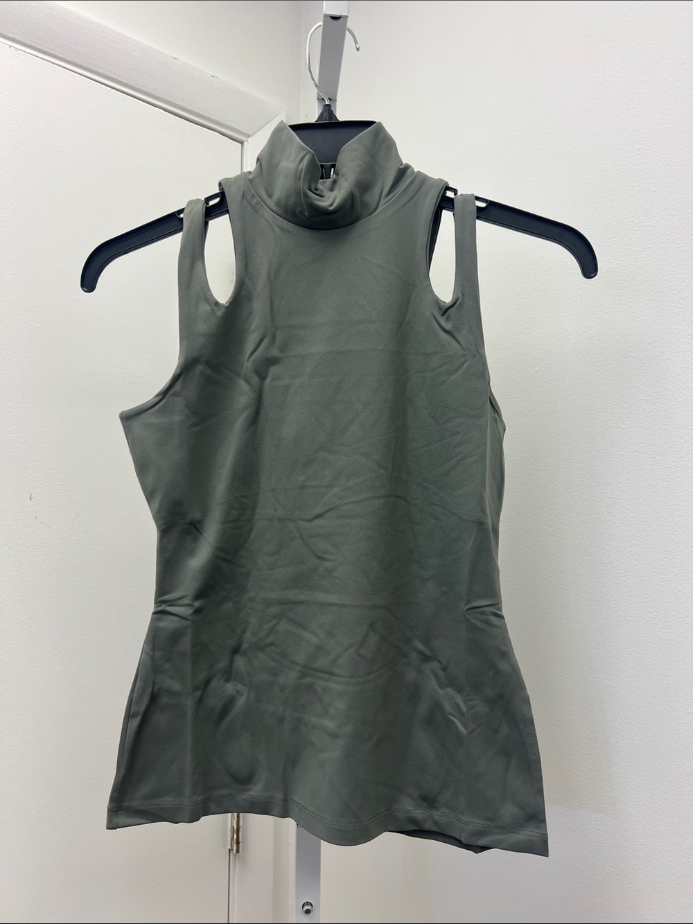 Susana monaco double strap mock top in slate size medium NWT $138